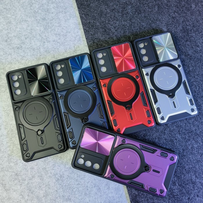 Samsung S20 FE  - S20FE - EvoX Army Flash Flip Lens Armor Case