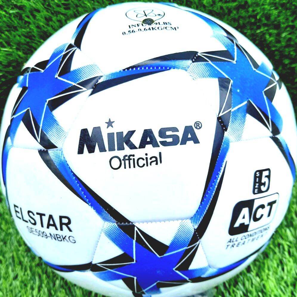 Bola sepak mikasa size 5 elstar bola kaki mikasa bola mikasa jahit mesin bola kaki