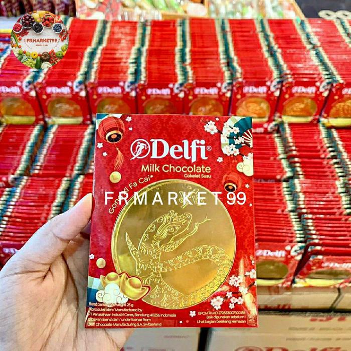 Coklat Coin Delfi Chocolate Milk / Coklat Koin Imlek ShioNaga / 10 Pcs