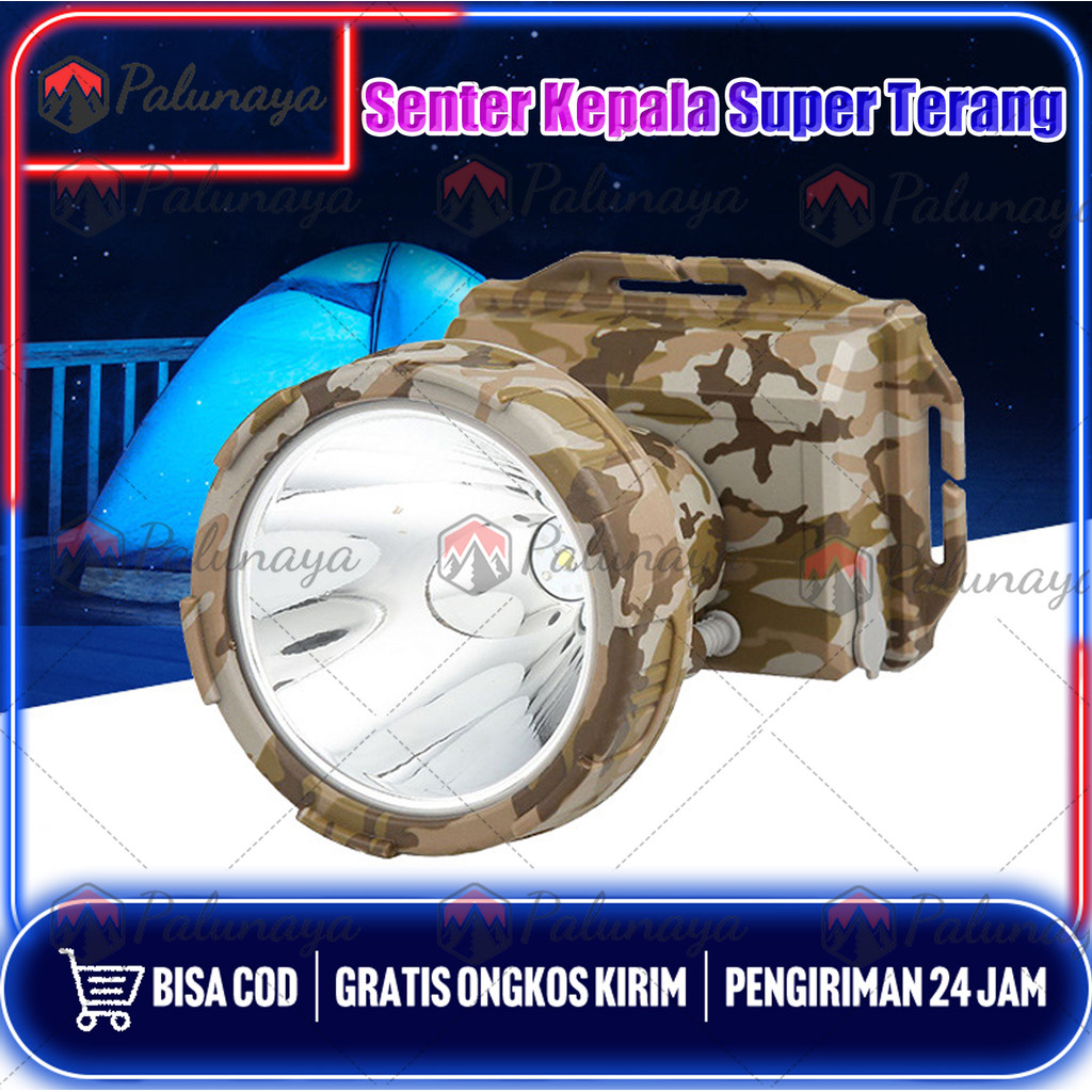 Senter Kepala Super Terang Tahan Air / Senter Kepala Dony MS-309 SO BIG / Dony Senter Kepala MS309 /
