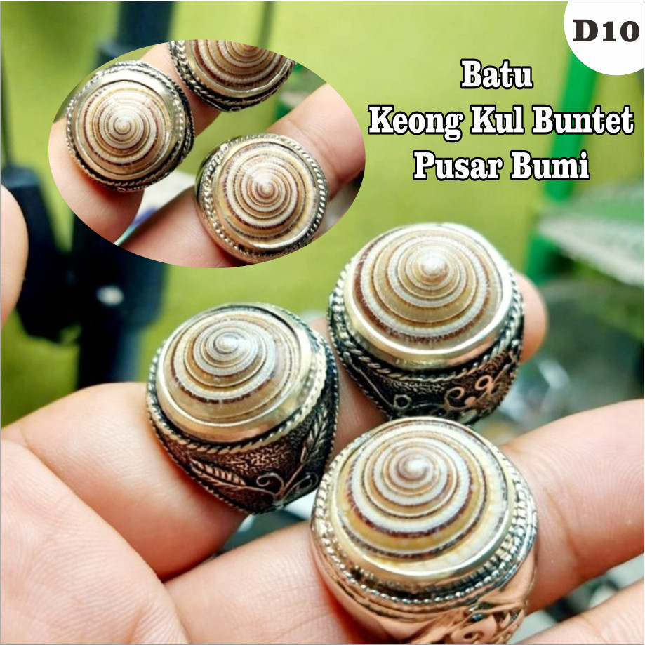 cincin batu keong kul buntet pusar bumi / D10