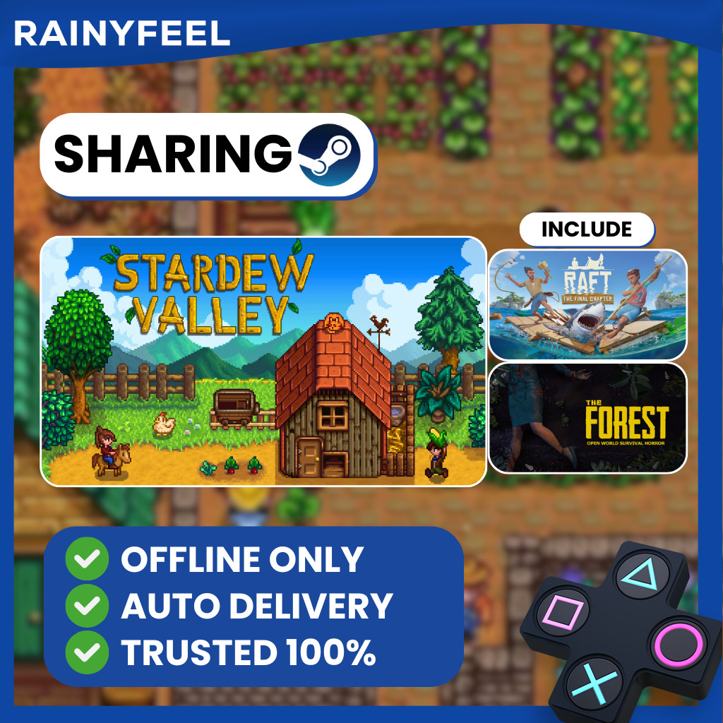 [BONUS STEAM KEY] Raft, Stardew Valley, The Forest / AUTO DELIVERY / STEAM / Game PC / Games Compute
