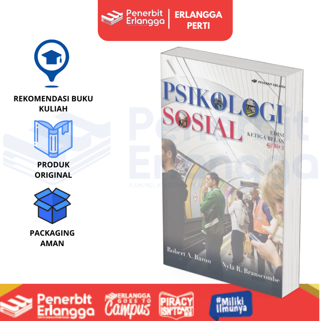 [Erlangga] Buku Referensi Mahasiswa: Psikologi Sosial Jilid 2 Edisi 13 - Robert A Baron