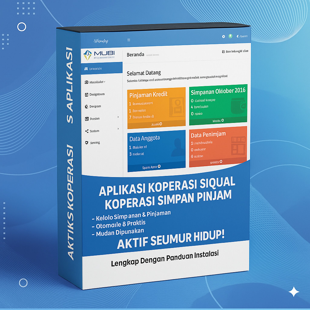 Aplikasi Simpan Pinjam Koperasi Berbasis Website
