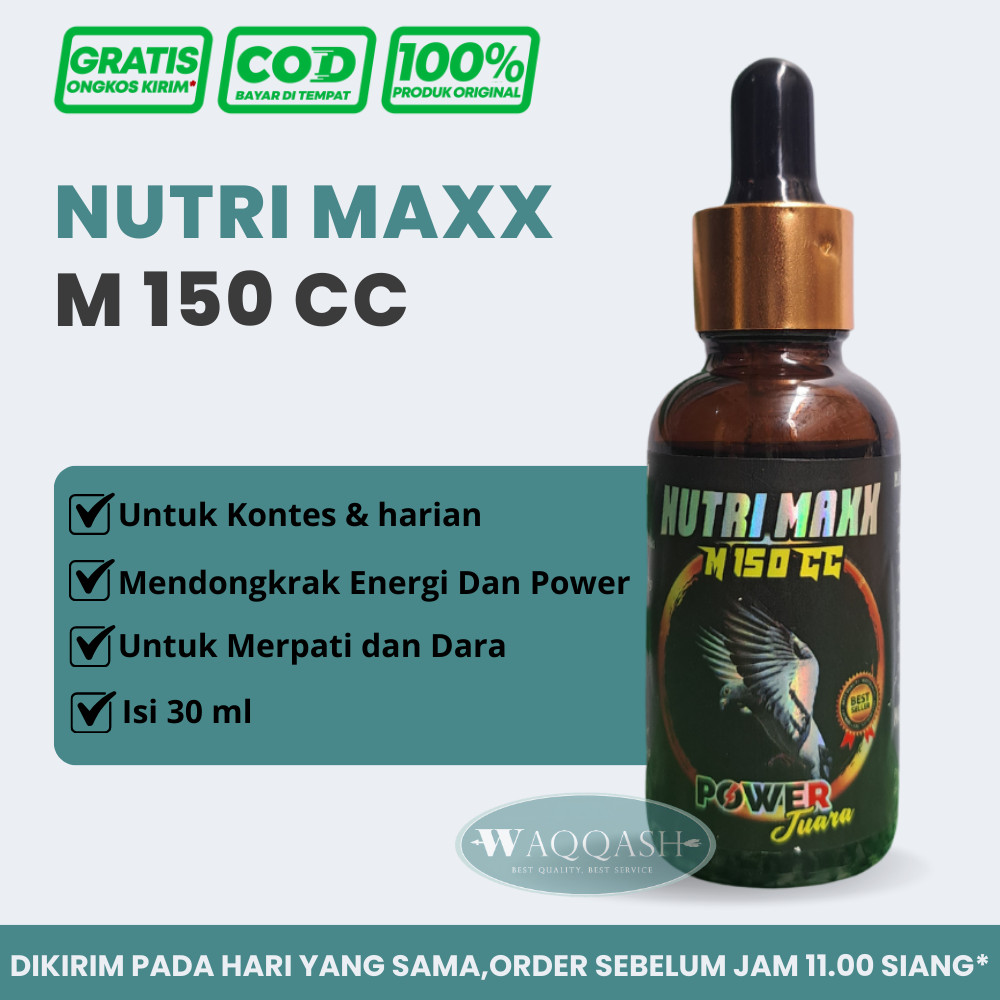 Nutrimaxx Merpati M 150cc Vitamin Merpati Juara Supplement Merpati Khusus Kolong