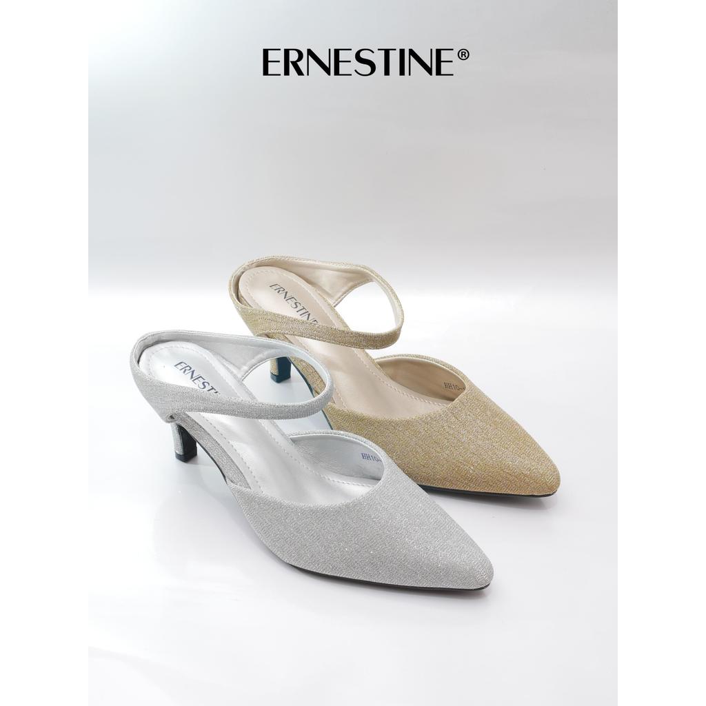 Ernestine Sepatu pesta wanita warna gold silver Stileto tinggi 5 cm  heels HH10-1
