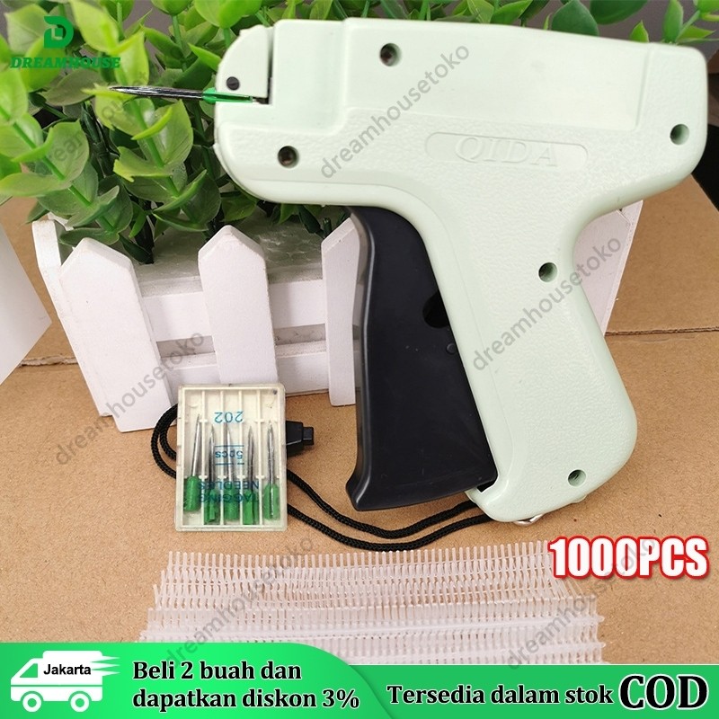 1000PCS PAKET TERMURAH TAG GUN JOYKO + ISI 1000pcs LABEL BAJU TAG PIN 35M Alat Tembak Pasang Label /