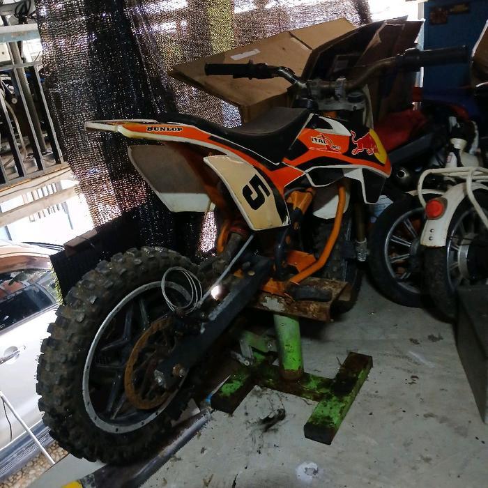 motor trail mini 2tak elektrik