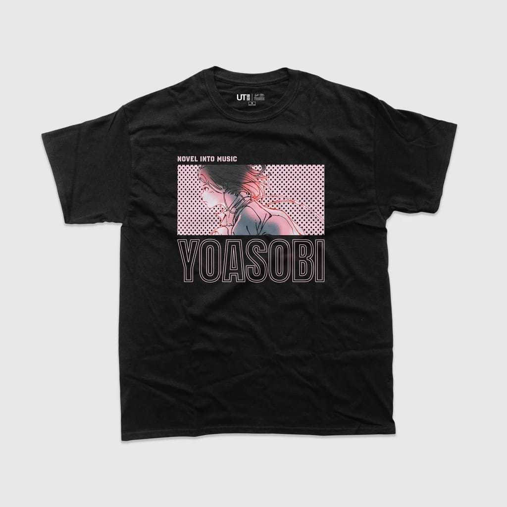 Tshirt Baju Kaos Distro Yoasobi X Uniqlo Japan |   Tee UT 2023 Kibijuaru Key Unisex