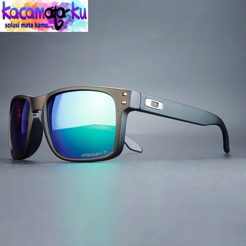 Kaca Mata Oakley Holbrook Sunglasses Pria UV400 polarized Lens Outdoor Sporty Fishing