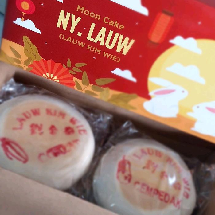 Basic.store3 Kue Bulan Ny Lauw Kim Wie 1pcs - Coklat