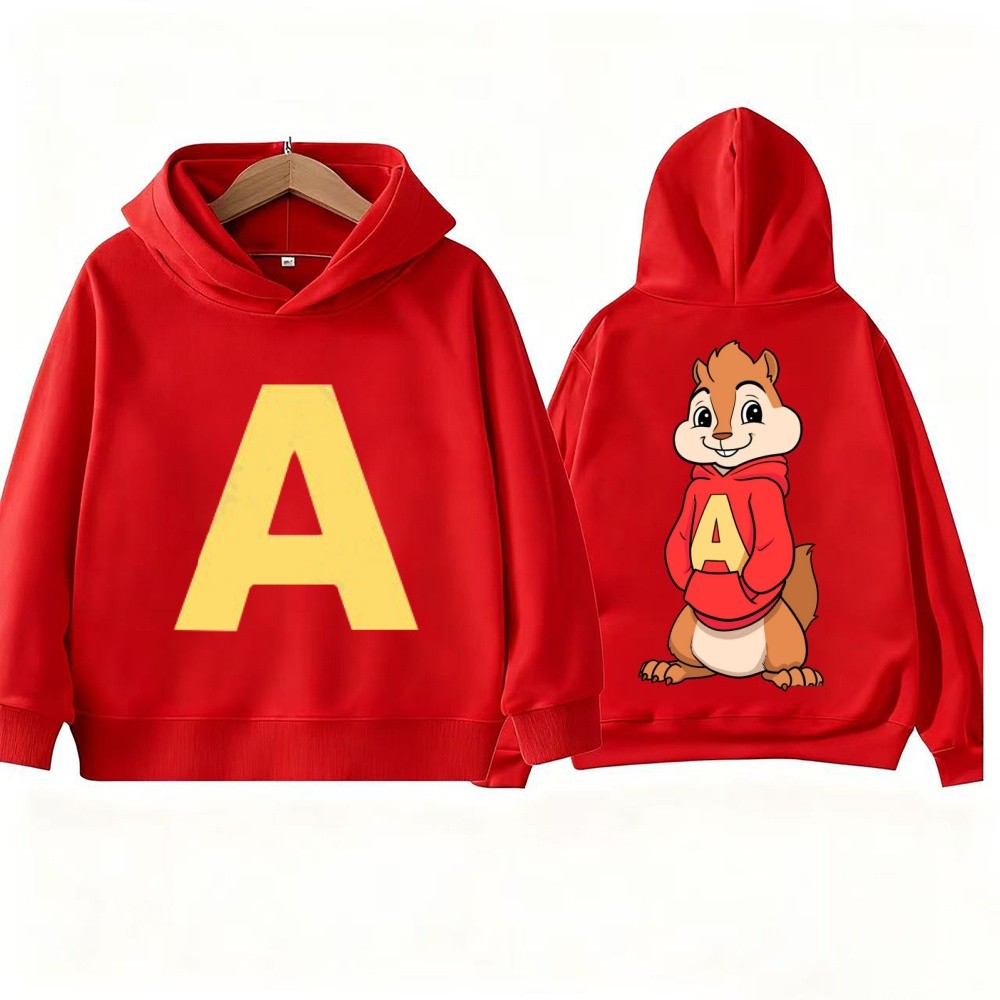 Hoodie Alvin and The Chipmunks Green and Red hoody unisex