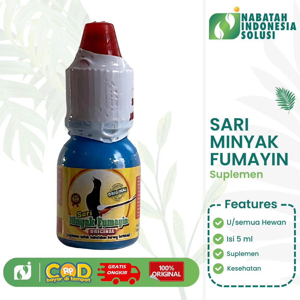 Minyak Fumayin Vitamin Burung berdungsi untuk kekebalan & kesehatan serta meningkatkan keseimbangan