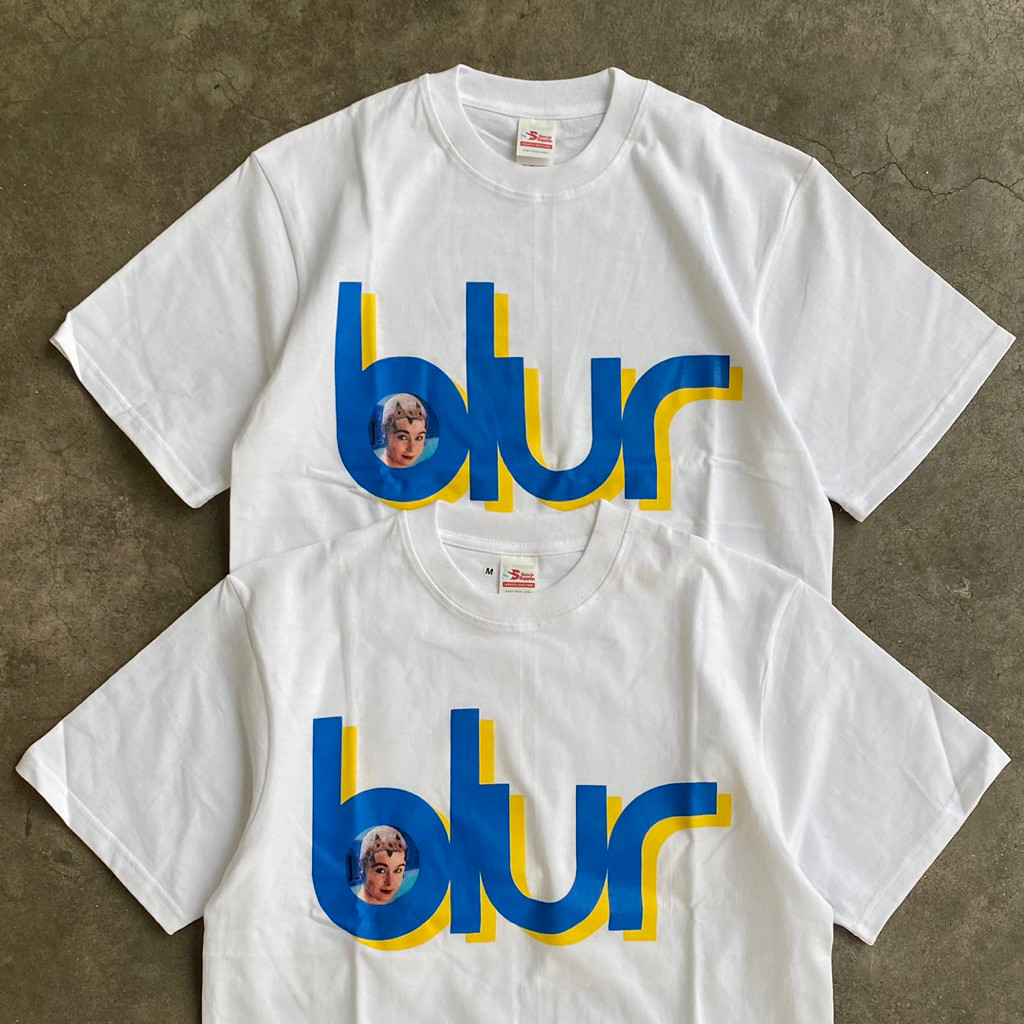 Blur - Leisure Tshirt - White | Baju Band