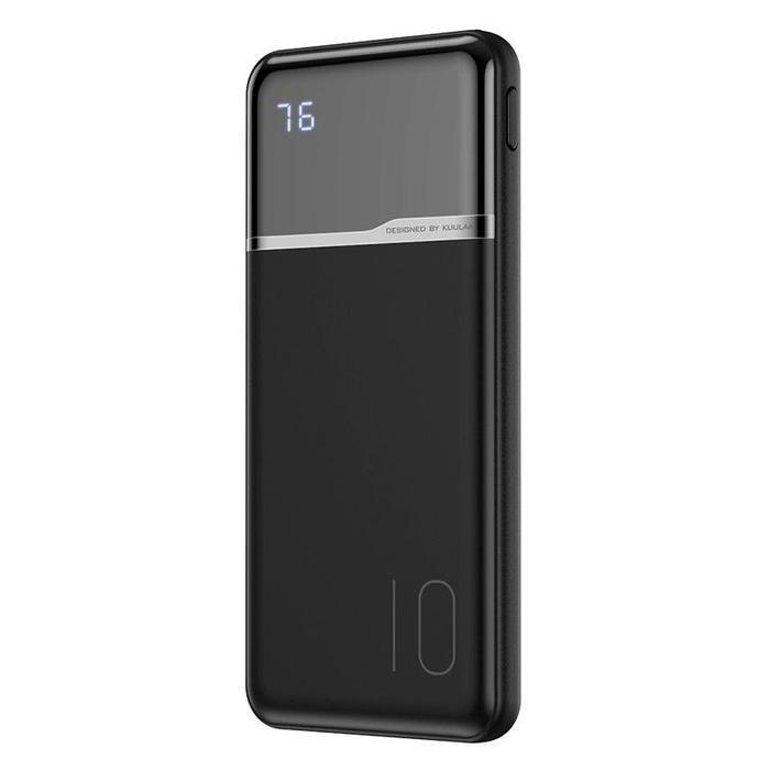 KUULAA KL-YD01 Power Bank 10000mAh Fast Charger Digital Display - Hitam