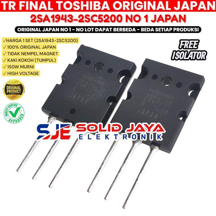 SOUNDORA TRANSISTOR TR TOSHIBAa 2SC5200 - 2SA1943 TR TOSHIBA 2SC 5200 2SA 1493 TRANSISTOR TR FINAL S