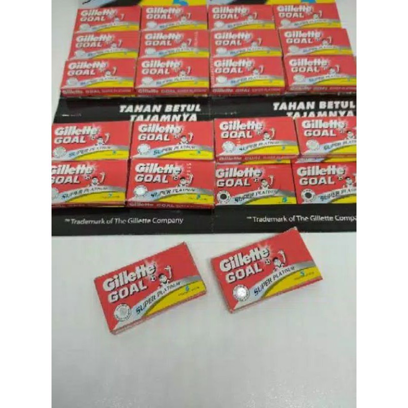 Silet Gillette Goal Super Platinum 1 papan [20pcs]