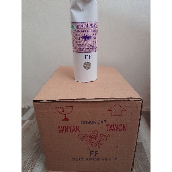 MINYAK CAP TAWON FF 90ML 1 BOX 12PCS BONUS 1 PCS CC 20ML ORIGINAL