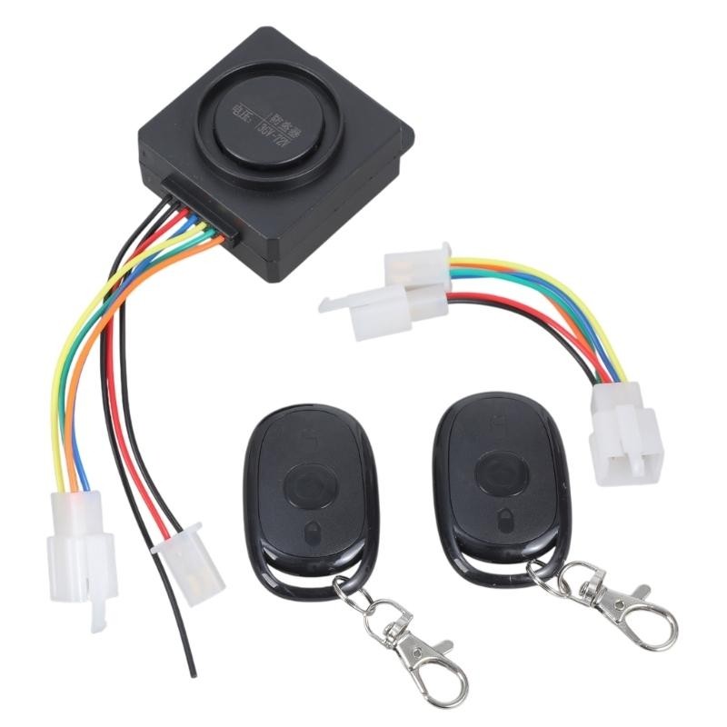Electric Bike Scooter Alarm 48-72V Remote Control Electric Bike/Tricycle Alarm