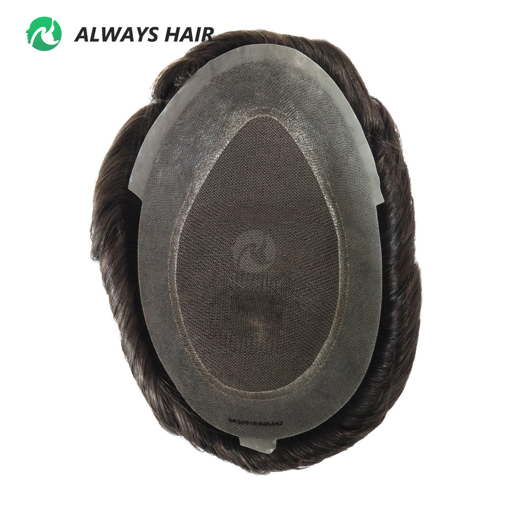 Australia Toupee Men Lace and PU Base Wig for Men Inan Human Hair Replacement System Australia Unit 
