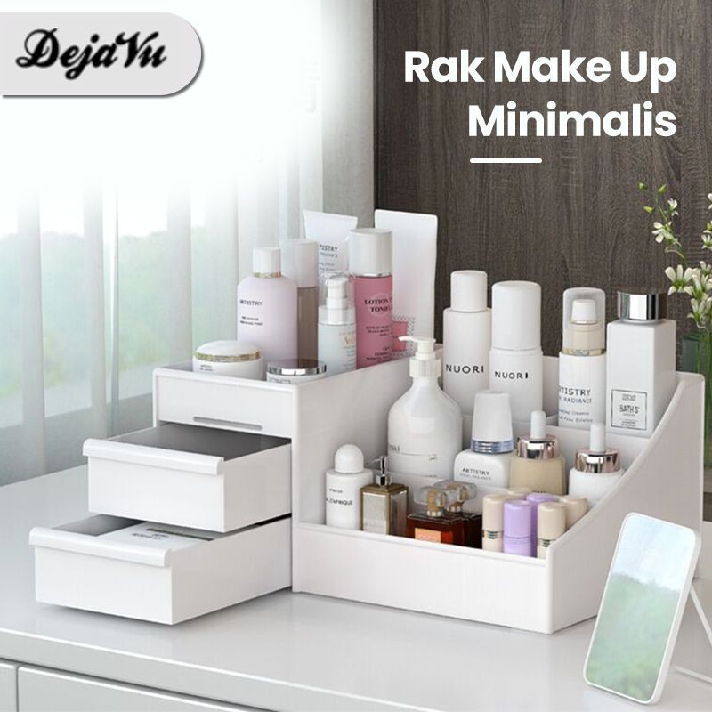 V GLOW - Kotak penyimpanan make up Rak Kosmetik Kotak Laci Tempat Make Up Rak Serbaguna Skincare Mak