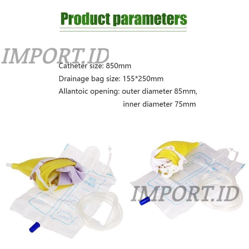 Alat Bantu Kencing Dengan Urinal Bag Kantong Pipis Silikon Eksternal Kateter Kantong Urin Bag Untuk 