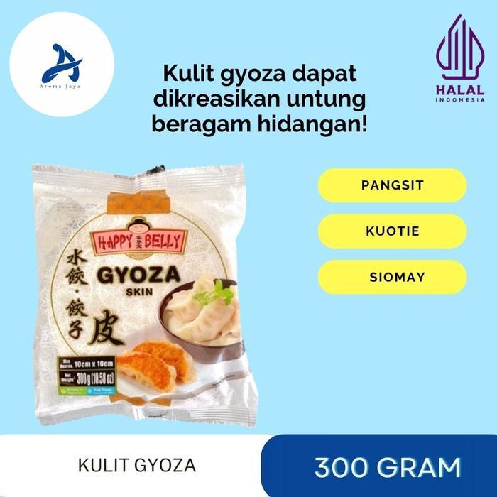 Happy Belly Gyoza Skin / Kulit Pangsit / Kulit Dumpling 300 Gr