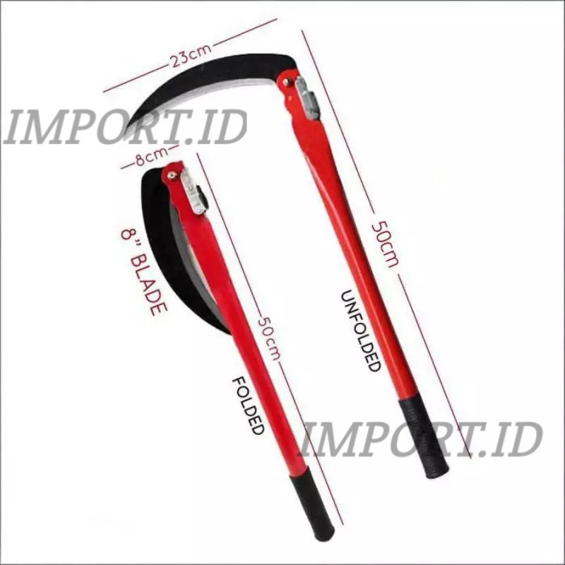 Sabit Lipat Baja/Alat Berkebun Pemotong Rumput Lipat Serbaguna/Sabit Folsing Sickle