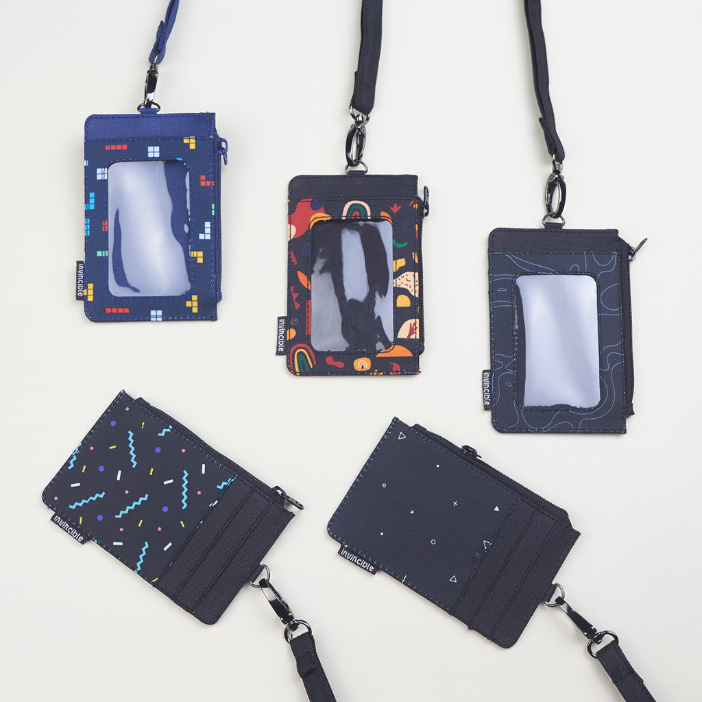 Lanyard Id Card Name Tag Holder Dompet Kartu Kalung Leher Wanita Pria
