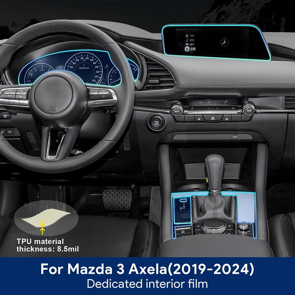 TPU Protective Film Anti-scratch For Mazda 3 BP M3 Axela 2019 2020 2021 2022 2023 2024 2025 Car Inte
