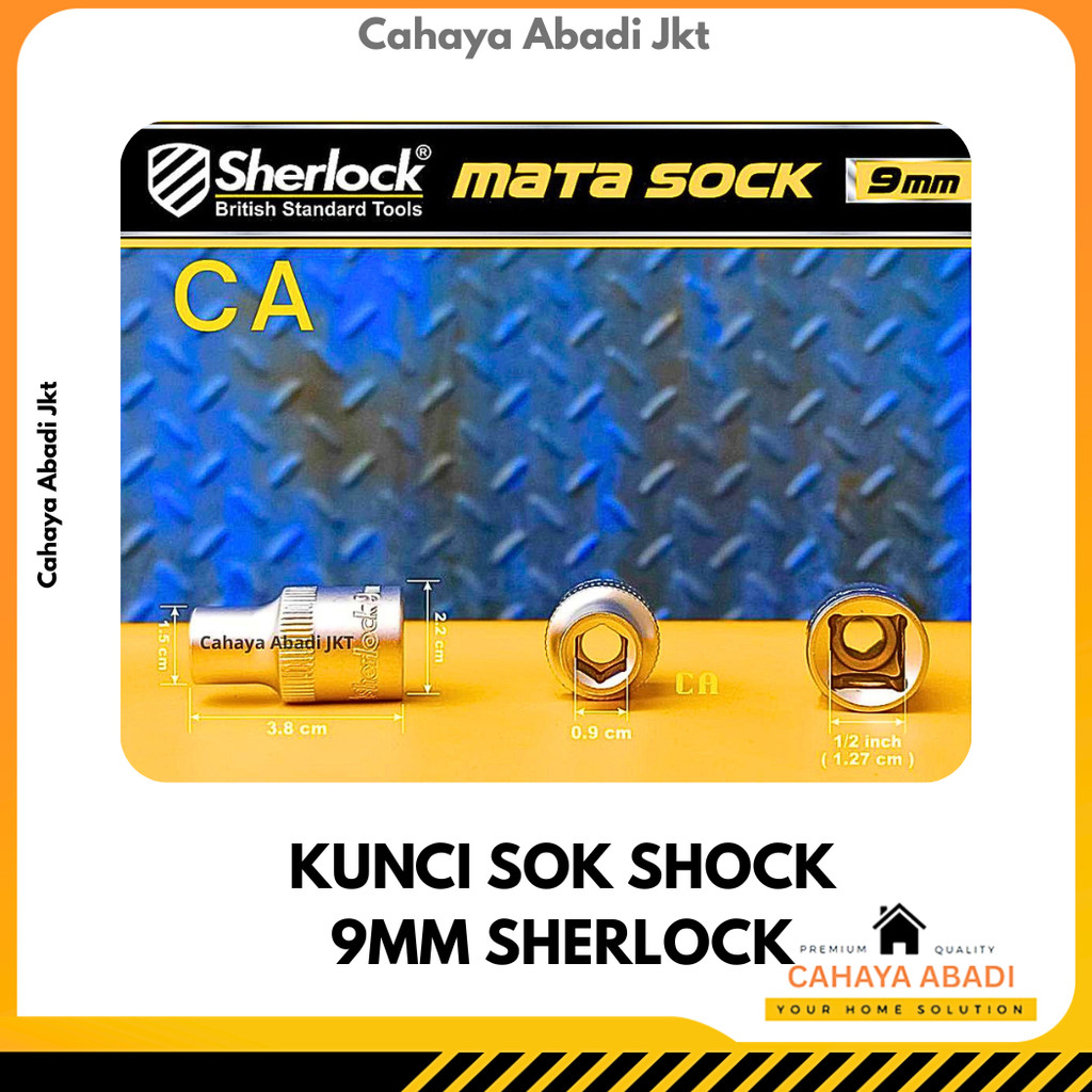 KUNCI SOK SHOCK 9MM SHERLOCK