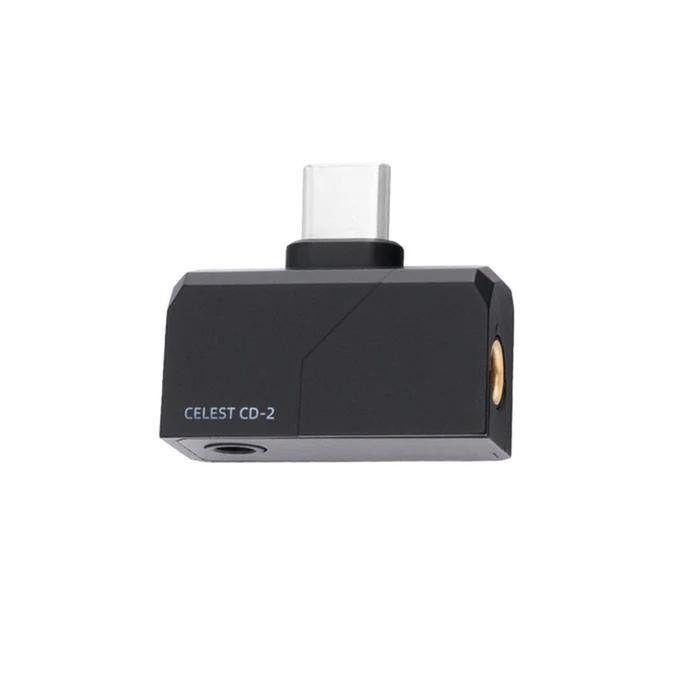 Kinera Celest CD-2 CD2 DAC CX31993+MAX97220 USB Type C to 3.5mm Converter 3.5mm 4.4mm - Black