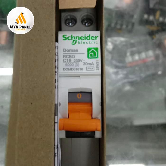 schneider rcbo elcb 16A 1P+N 30mA domae
