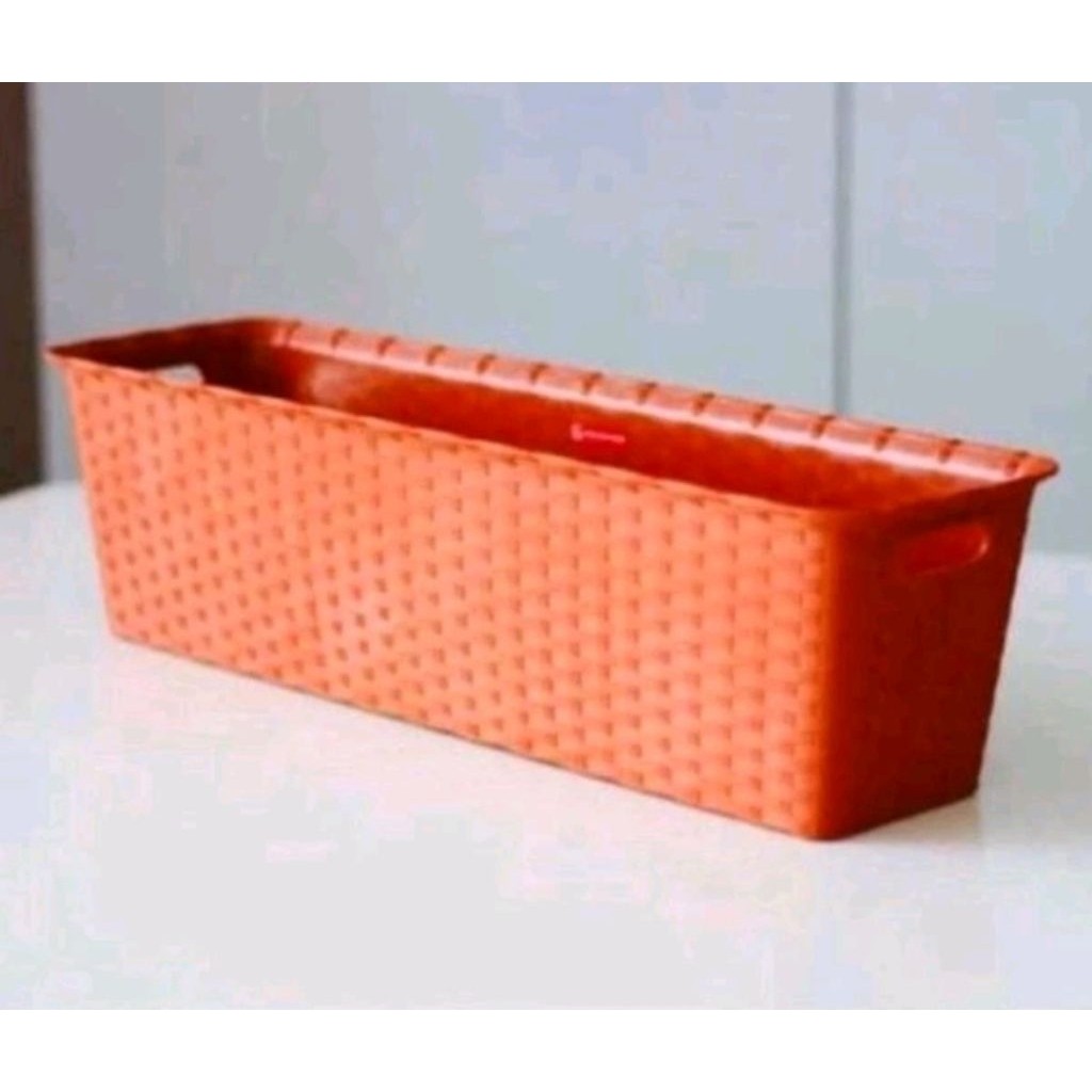 Murah POT PLASTIK ANYAM SEGI PANJANG 70 CM