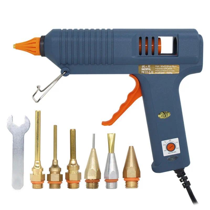 Hot Melt Glue Gun 150W Temperature Adjustable Glue Gun Long Nozzle For 11mm Glue Sticks Industrial a