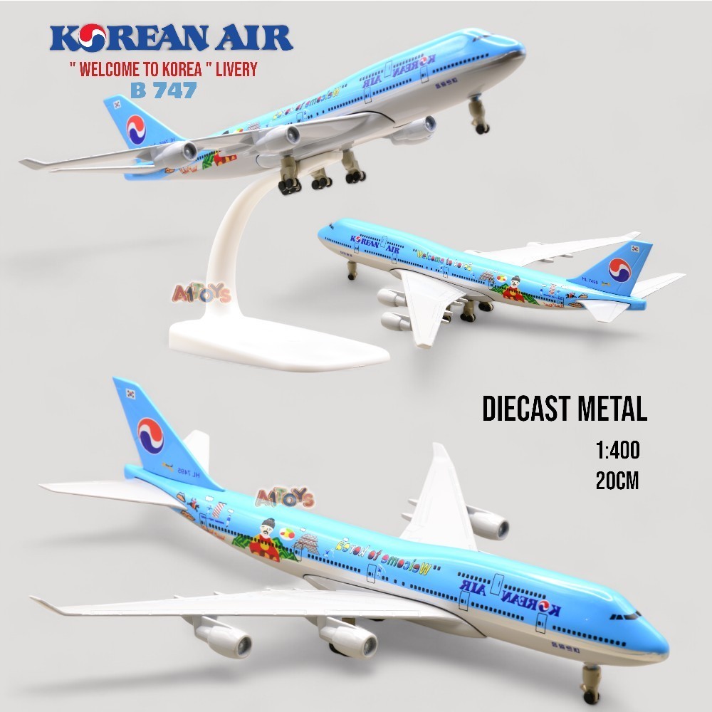 Diecast pesawat Korean air diecast pesawat Emirates Diecast pesawat ANA Diecast pesawat Garuda Indon