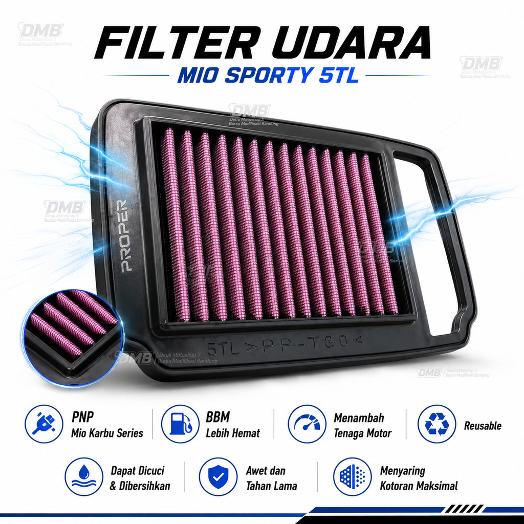 Proper Racing Line Filter Udara Hybrid Mio Series Mio Sporty Mio J