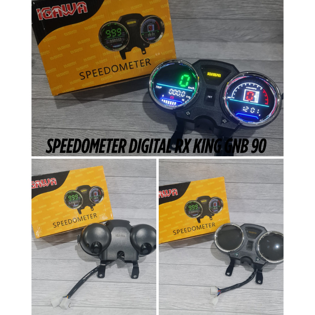 SPEEDOMETER DIGITAL RX KING SPIDOMETER RX KING KILOMETER RX KING DIGITAL PNP TINGGAL COLOK SOKET