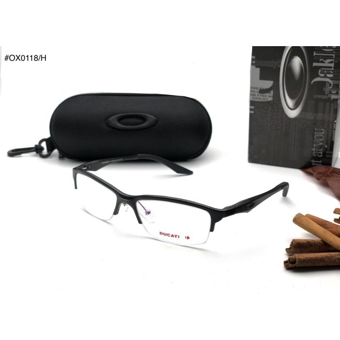 Frame Kacamata Oakley Half Bracket Ducati Paket Lensa Kaca Mata Mewah Authentic