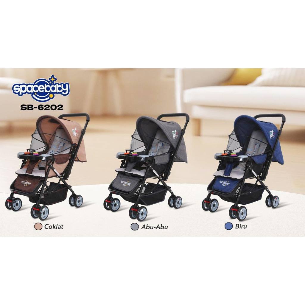 STROLLER ANAK MURAH SPACE BABY 6202 SB-6202