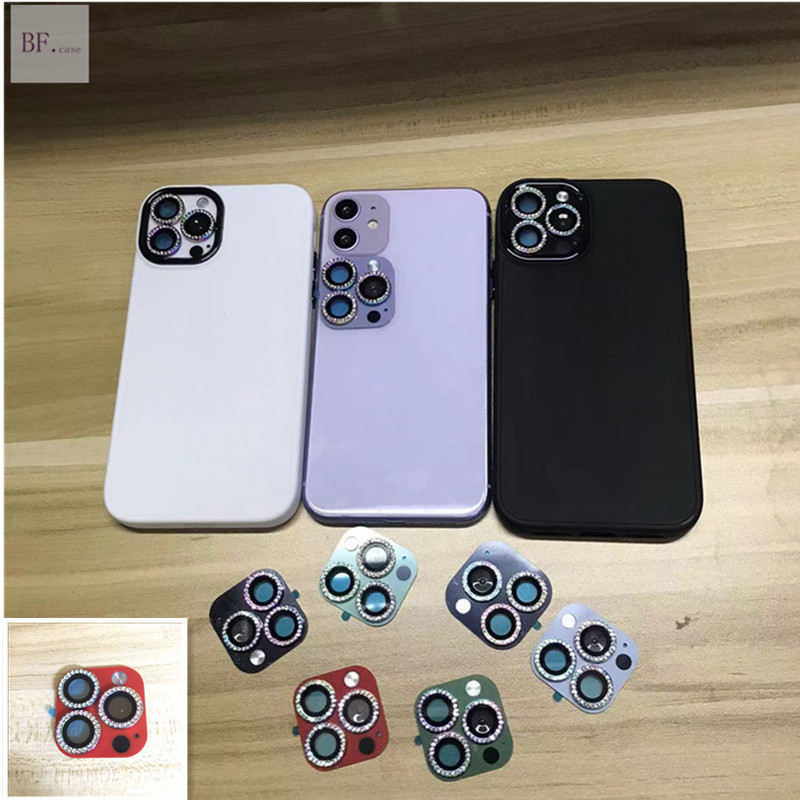 (Bingkai Lensa Berlian yang Baru Ditingkatkan) untuk Iphone 11 12 XR 2 Lensa Diubah Menjadi 13pro 14