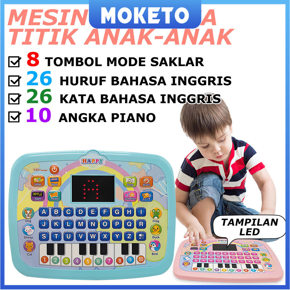 Laptop Mainan Edukasi Anak Tablet Belajar Huruf Edukasi Anak Mainan Tablet Musik Piano Anak Untuk Ha
