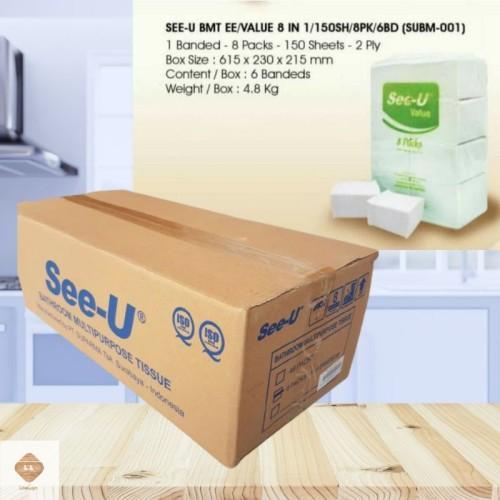 Tissue See - U Pop Up / tisu kotak meja See-U per KARTON / DUS