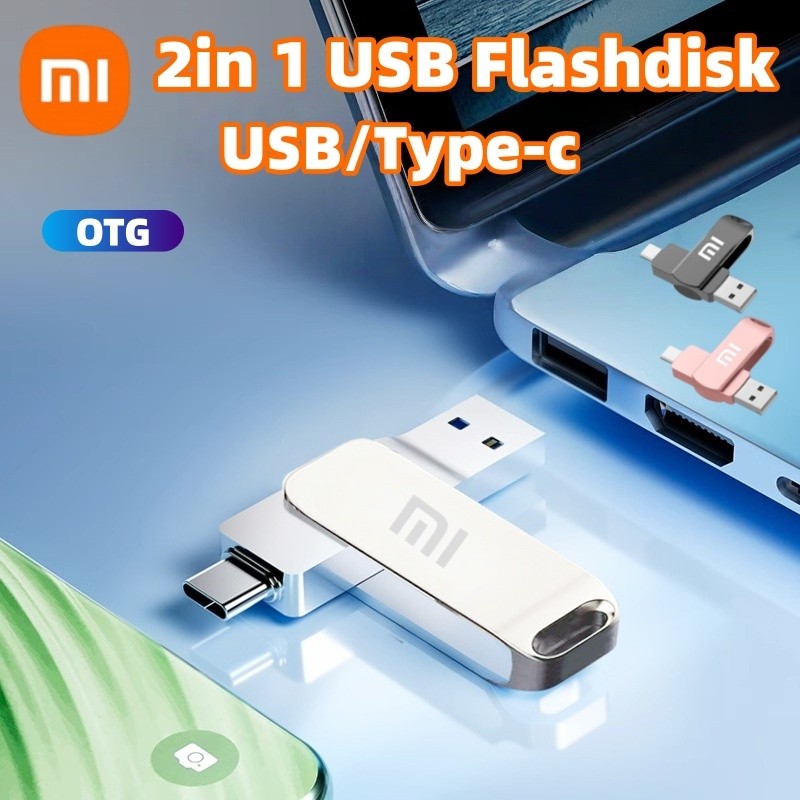 cod Flashdisk U202 Type-C 32GB–2TB | High Speed Metal USB untuk Laptop & HP Android