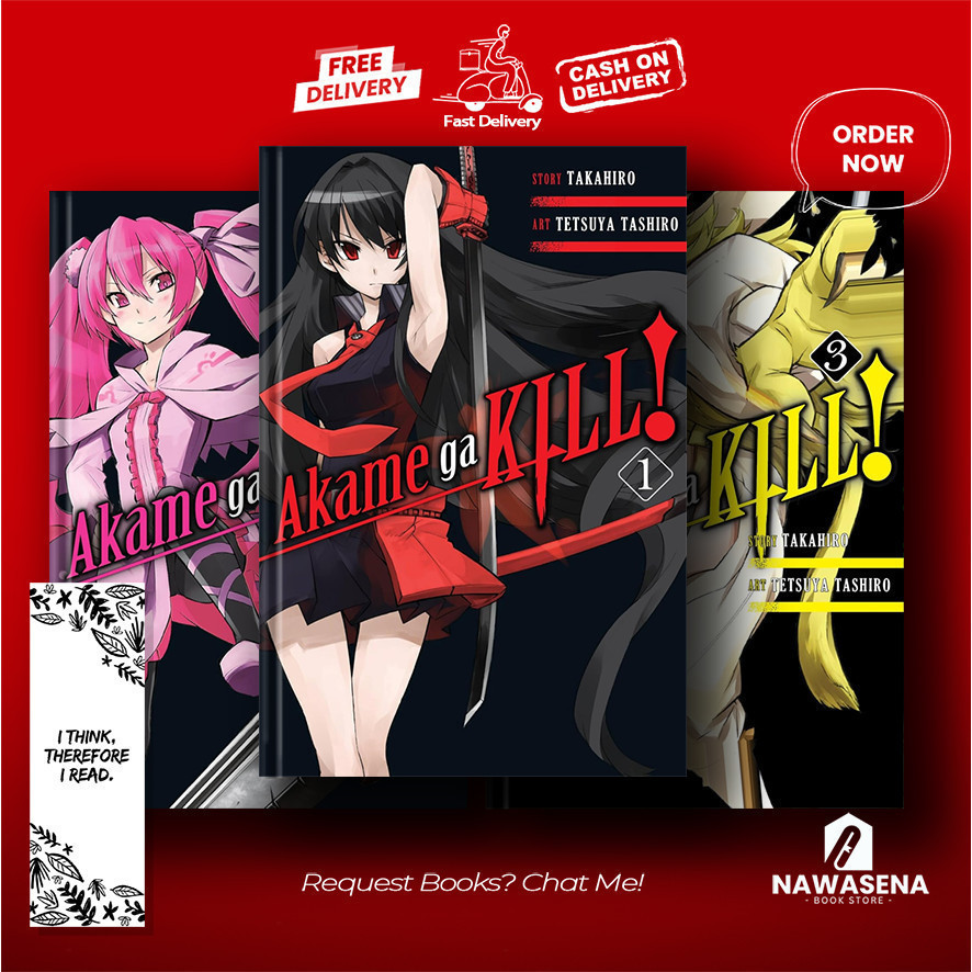 Akame ga KILL (Manga / Komik) Vol. 1 - 15 (English) By Takahiro