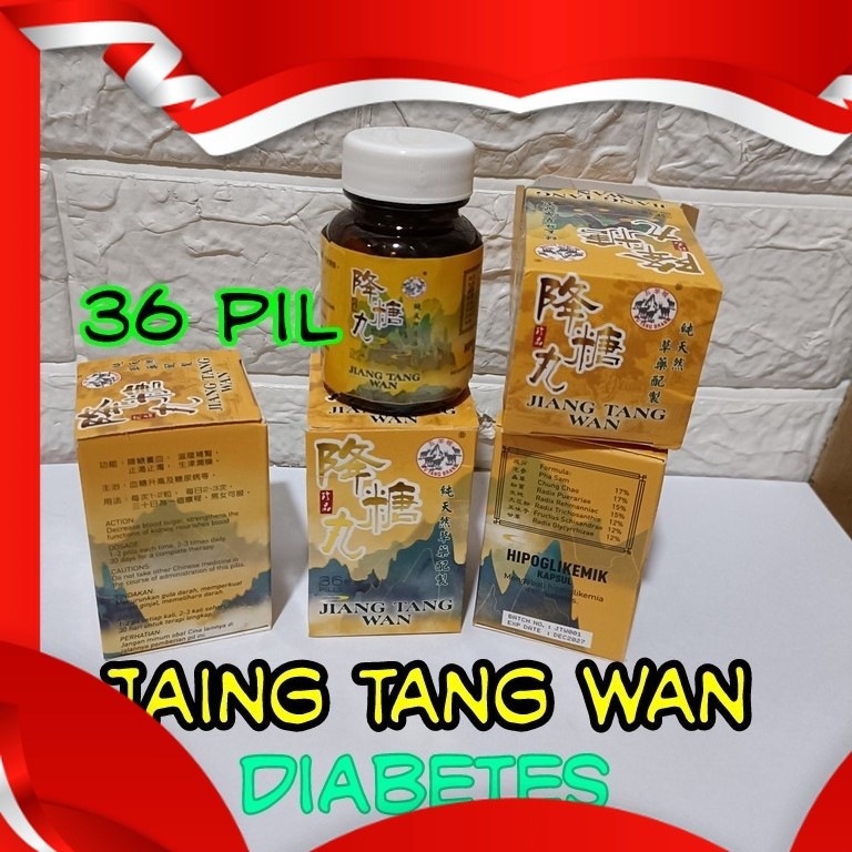 PROMO TERBARU Jiang tang wan kemasan baru obat herbal ramuan cina untuk menurunkan gula darah diabet