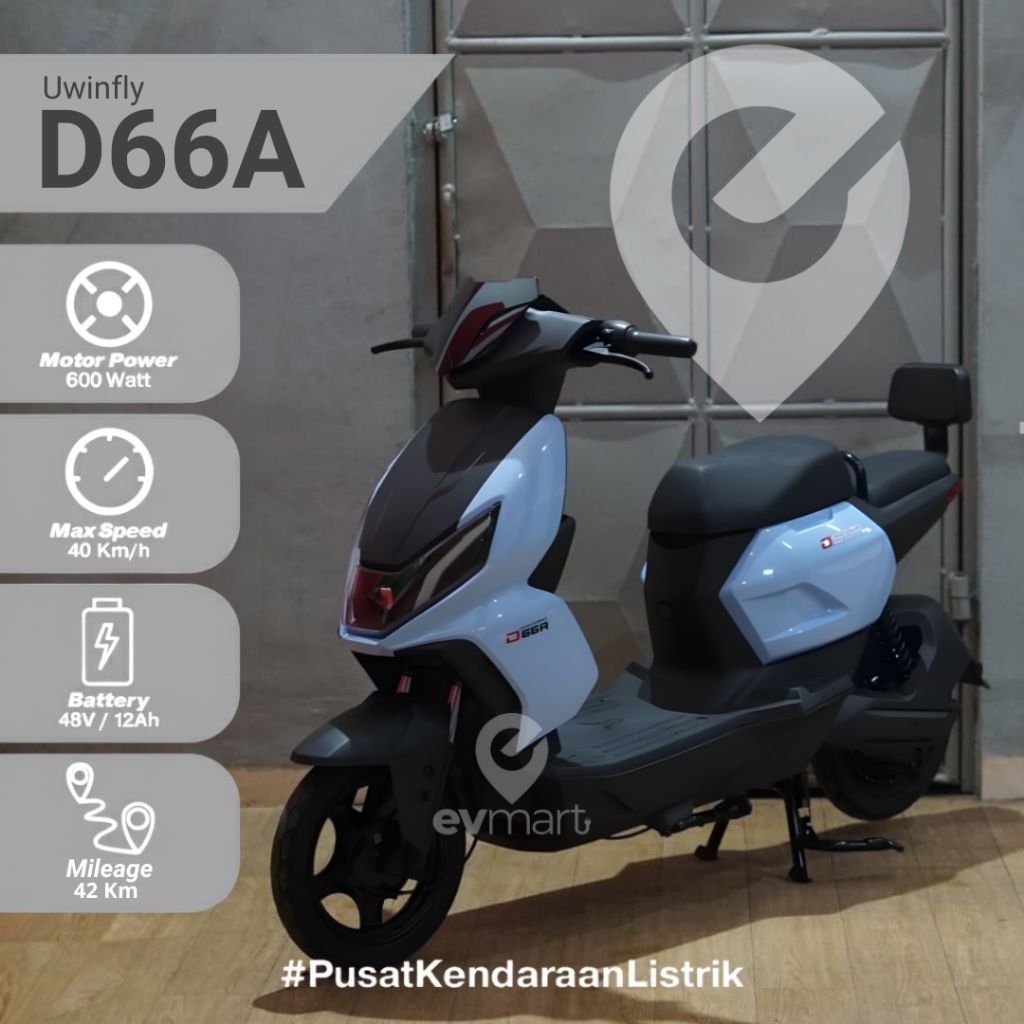 PROMO SEPEDA LISTRIK U-WINFLY D66A