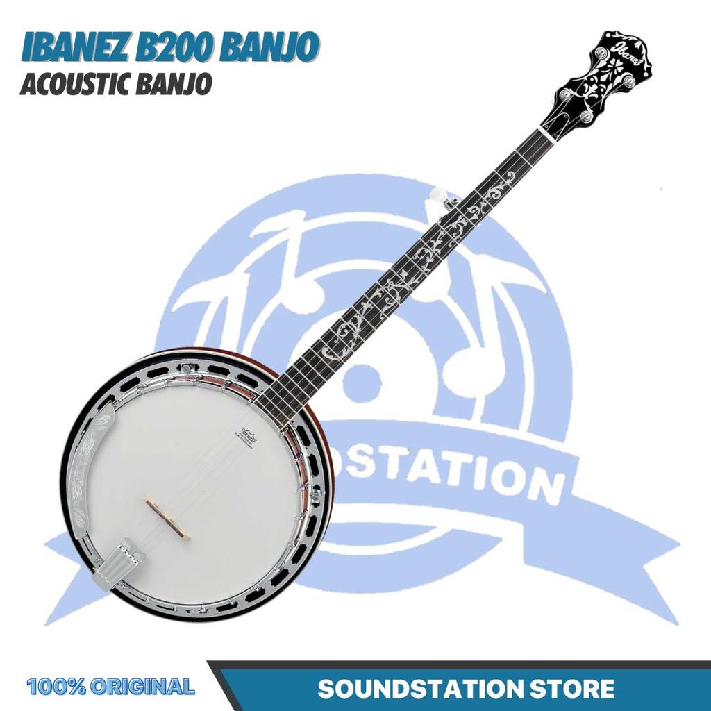 Ibanez B200 Acoustic Banjo - Gitar Banjo Tradisional 5-Senar Original Asli