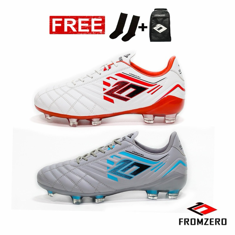 KlikSport Fromzero - Sepatu Sepak Bola Fromzero Elite Ultimate FG IN White/Grey
