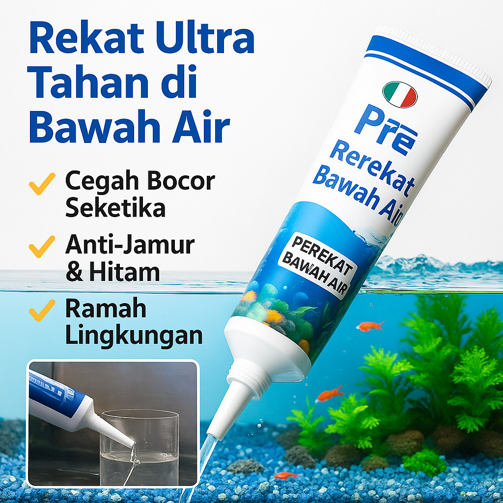 ️Pengiriman Cepat 24 Jam ️Sealant Bawah Air/Penutup Kebocoran Untuk Memperbaiki Kebocoran Akuarium/L